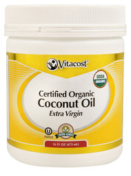 3 PACK of Vitaco Extra Virgin Certified Organic Coconut Oil -- 16 fl oz - Non-GMO