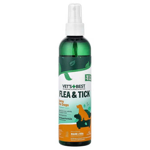 <img alt="Vets Best, Flea & Tick Spray For Dogs, Peppermint, 8 fl oz (236.6 ml)" title="Vets Best, Flea & Tick Spray For Dogs, Peppermint, 8 fl oz (236.6 ml),031658103461"