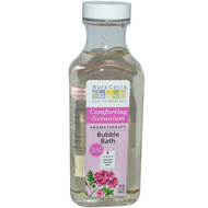 Aura Cacia, Aromatherapy Bubble Bath, Comforting Geranium, 13 fl oz (384 ml)