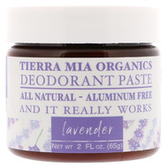 3 PACK of Tierra Mia Organics Deodorant Paste Lavender -- 2 fl oz