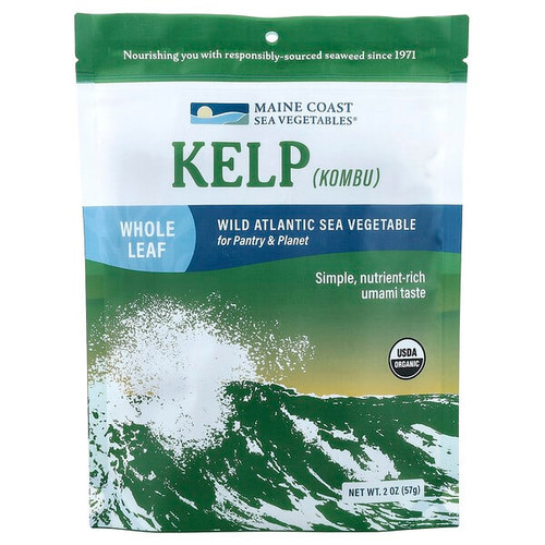 <img alt="Maine Coast Sea Vegetables, Kelp, Whole Leaf, 2 oz (57 g)" title="Maine Coast Sea Vegetables, Kelp, Whole Leaf, 2 oz (57 g),034529123636"