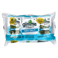 <img alt="gimMe, Roasted Seaweed Snacks, Sea Salt, 6 Pack, 0.17 oz (5 g) Each" title="gimMe, Roasted Seaweed Snacks, Sea Salt, 6 Pack, 0.17 oz (5 g) Each,851093004198"