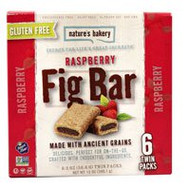 Natures Bakery Gluten Free Fig Bar Raspberry - 6 Twin Packs