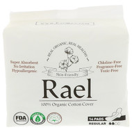 Rael, Organic Ultra Thin Pads, Regular, 14 Pads