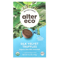 <img alt="Alter Eco, Organic Dark Milk Chocolate, Silk Velvet Truffles, 10 Individually Wrapped Truffles, 4.2 oz (120 g)" title="Alter Eco, Organic Dark Milk Chocolate, Silk Velvet Truffles, 10 Individually Wrapped Truffles, 4.2 oz (120 g),817670010334"