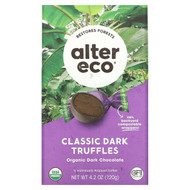 <img alt="Alter Eco, Organic Classic Dark Truffles, Dark Chocolate, 4.2 oz (120 g)" title="Alter Eco, Organic Classic Dark Truffles, Dark Chocolate, 4.2 oz (120 g),817670010327"