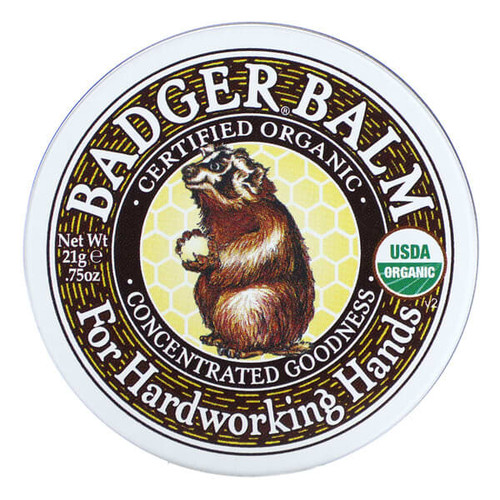 <img alt="Badger, Organic Badger Balm for Hardworking Hands, 0.75 oz (21 g)" title="Badger, Organic Badger Balm for Hardworking Hands, 0.75 oz (21 g),634084021127"