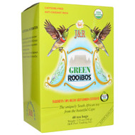 3 PACK of J&R Port Trading Co., Organic Green Rooibos, Caffeine-Free, 40 Tea Bags, 3.53 oz (100 g)