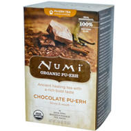 3 PACK of Numi Tea, Organic Tea, Pu?Erh Tea, Chocolate Pu?Erh, 16 Tea Bags, 1.24 oz (35.2 g)