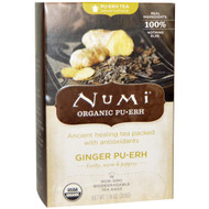 Numi Tea, Organic Tea, Pu-erh Tea, Ginger Pu-erh, 16 Tea Bags. 1.19 oz (33.6 g)