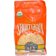 Lundberg, Organic Brown Short Grain Rice, 2 lbs (907 g) (Discontinued Item)