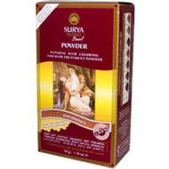 Surya Henna, Henna Brazil, Natural Hair Coloring and Hair Treatment Powder, Ash Brown, 1.76 oz (50 g)