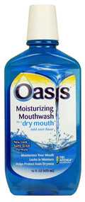 3 PACK of Oasis Moisturizing Mouthwash for Dry Mouth Mild Mint -- 16 fl oz