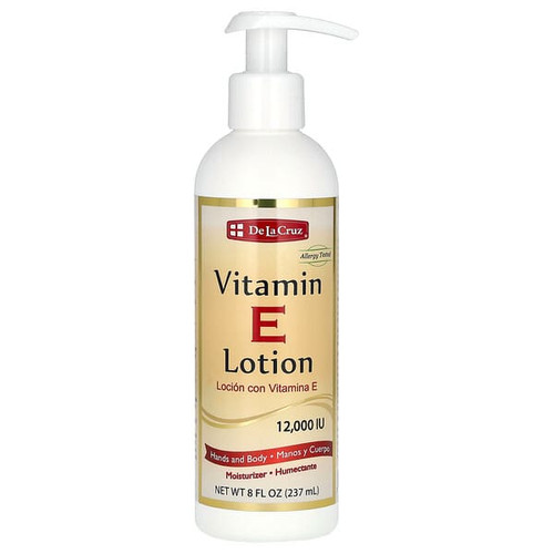 <img alt="De La Cruz, Vitamin E Lotion, 12,000 IU, 8 fl oz (237 ml)" title="De La Cruz, Vitamin E Lotion, 12,000 IU, 8 fl oz (237 ml),024286180201"
