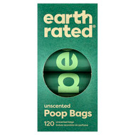 <img alt="Earth Rated, Dog Poop Bags, Unscented, 120 Bags" title="Earth Rated, Dog Poop Bags, Unscented, 120 Bags,870856000185"