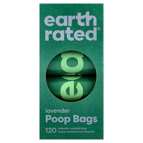 <img alt="Earth Rated, Poop Bags, Lavender, 8 Rolls" title="Earth Rated, Poop Bags, Lavender, 8 Rolls,870856000024"