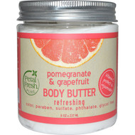 3 PACK of Petal Fresh, Pure, Body Butter, Firming, Pomegranate & Grapefruit, 8 oz (237 ml)