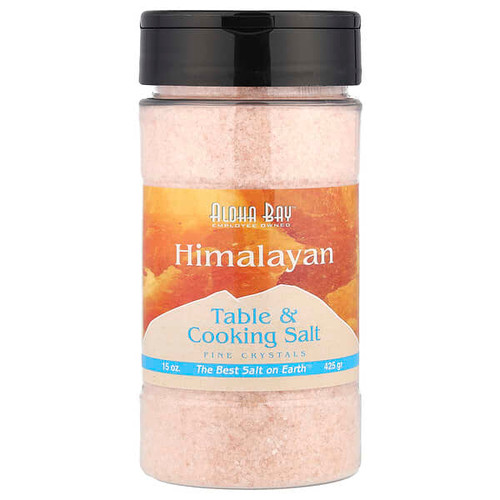 <img alt="Aloha Bay, Himalayan Table & Cooking Salt, Fine Crystals, 15 oz (425 g)" title="Aloha Bay, Himalayan Table & Cooking Salt, Fine Crystals, 15 oz (425 g),760860868409"