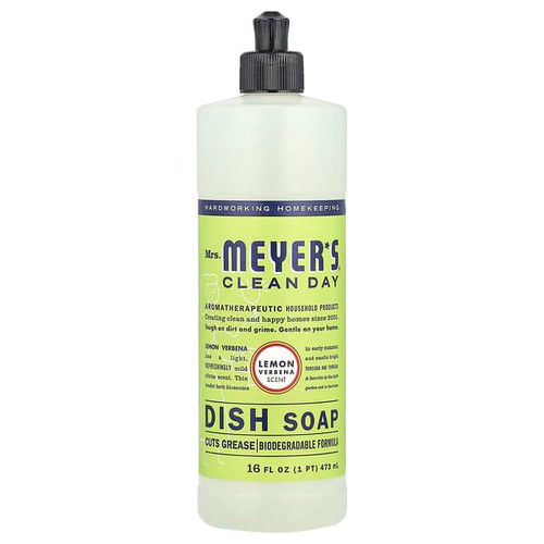 <img alt="Mrs. Meyers Clean Day, Dish Soap, Lemon Verbena , 16 fl oz (473 ml)" title="Mrs. Meyers Clean Day, Dish Soap, Lemon Verbena , 16 fl oz (473 ml),808124121034"