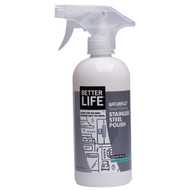 3 PACK OF Better Life, Stainless Steel Polish, Lavender & Chamomile, 16 fl oz (473 ml)