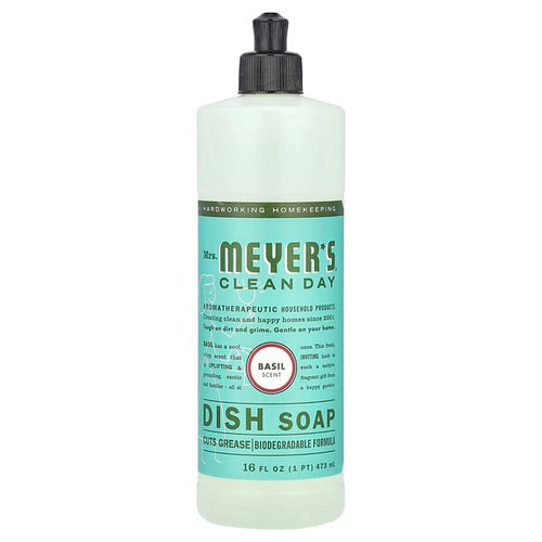 <img alt="Mrs. Meyers Clean Day, Dish Soap, Basil Scent, 16 fl oz (473 ml)" title="Mrs. Meyers Clean Day, Dish Soap, Basil Scent, 16 fl oz (473 ml),808124141032"