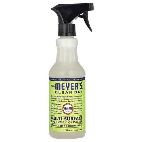 <img alt="Mrs. Meyers Clean Day, Multi-Surface Everyday Cleaner, Lemon Verbena , 16 fl oz (473 ml)" title="Mrs. Meyers Clean Day, Multi-Surface Everyday Cleaner, Lemon Verbena , 16 fl oz (473 ml),808124124417"