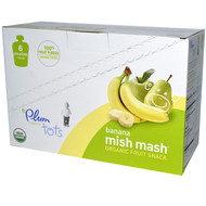 Plum Organics, Organics, Applesauce Mashups with Blueberry & Carrot , 4 Pouches, 3.17 oz (90 g) Each