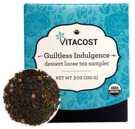 Vitaco Organic Guiltless Indulgence Dessert Loose Tea Sampler  Assorted Flavors - 3 oz