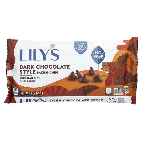 <img alt="Lilys Sweets, Dark Chocolate Baking Chips, 9 oz (255 g)" title="Lilys Sweets, Dark Chocolate Baking Chips, 9 oz (255 g),856481003180"