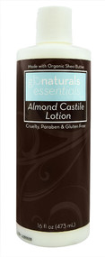 3 PACK of Glonaturals Essentials Collection Almond Castile Lotion -- 16 fl oz (473 mL)