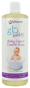 3 PACK OF Vitaco - globaby Baby Liquid Castile Soap Unscented -- 32 fl oz (946 mL)