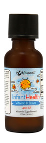 3 PACK of Vitaco InfantHealth Liquid Vitamin D Drops for Kids -- 400 IU - 1 fl oz (30 mL) - 900 Servings