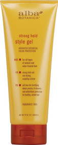 Alba, Botanica Style Hair Gel Strong Hold Fragrance Free - 7 oz