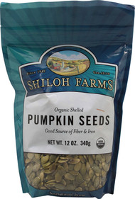 Shiloh Farms, Organic Pumpkin Seeds Shelled - 12 oz