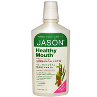 Jason Natural, Healthy Mouth, Fresh Breath Mouthwash, Tartar Control, Cinnamon Clove, 16 fl oz (473 ml)