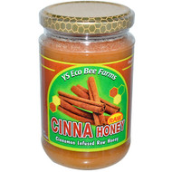 3 PACK of YS Eco Bee Farms Raw Cinna Honey -- 13 oz