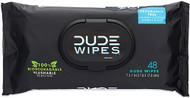 DUDE Wipes Flushable - Fragrance Free - 48 Wipes