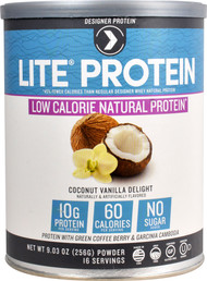 Designer Protein LITE Natural Protein Coconut Vanilla Delight - 9.03 oz