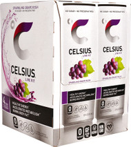 Celsius Live Fit Sparkling Grape Rush - 4 Cans