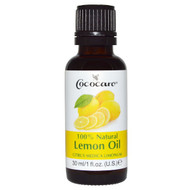 3 PACK of Cococare, 100% Natural Lemon Oil, Citrus Medica Limonum, 1 fl oz (30 ml)