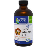 3 PACK of Earths Care, Sweet Almond Oil, 8 fl oz (236 ml)