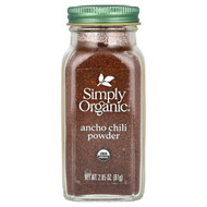 <img alt="Simply Organic, Ancho Chili Powder, 2.85 oz (81 g)" title="Simply Organic, Ancho Chili Powder, 2.85 oz (81 g),089836195593"