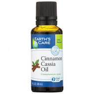 Earths Care, Cinnamon Cassia Oil, 100% Natural, 1 fl oz (30 ml)