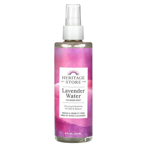 <img alt="Heritage Store, Lavender Water, Calming Mist, 8 fl oz (237 ml)" title="Heritage Store, Lavender Water, Calming Mist, 8 fl oz (237 ml),076970442317"