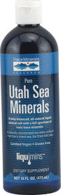 3 PACK of Trace Minerals Research Pure Utah Sea Minerals -- 16 fl oz