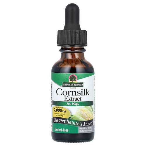 <img alt="Natures Answer, Cornsilk Extract, Alcohol-Free, 2,000 mg, 1 fl oz (30 ml)" title="Natures Answer, Cornsilk Extract, Alcohol-Free, 2,000 mg, 1 fl oz (30 ml),083000006012"