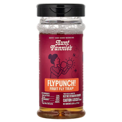 <img alt="Aunt Fannies, Flypunch Fruit Fly Trap, 6 fl oz (177 ml)" title="Aunt Fannies, Flypunch Fruit Fly Trap, 6 fl oz (177 ml),857261005066"