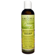 Aroma Naturals, Extraordinary Natural Castile 4-in-1 Soap, Tea Tree Eucalyptus, 8 fl oz (237 ml)