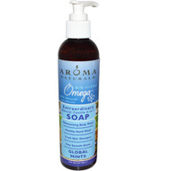 Aroma Naturals, Extraordinary Natural Castile 4-in-1 Soap, Global Mints, 8 fl oz (237 ml)