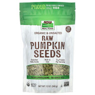 <img alt="NOW Foods, Organic Raw Pumpkin Seeds, Unsalted, 12 oz (340 g)" title="NOW Foods, Organic Raw Pumpkin Seeds, Unsalted, 12 oz (340 g),733739070234"